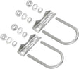Antenna Mast Mount Clamp U-Bolt – 2 Pack TekShack