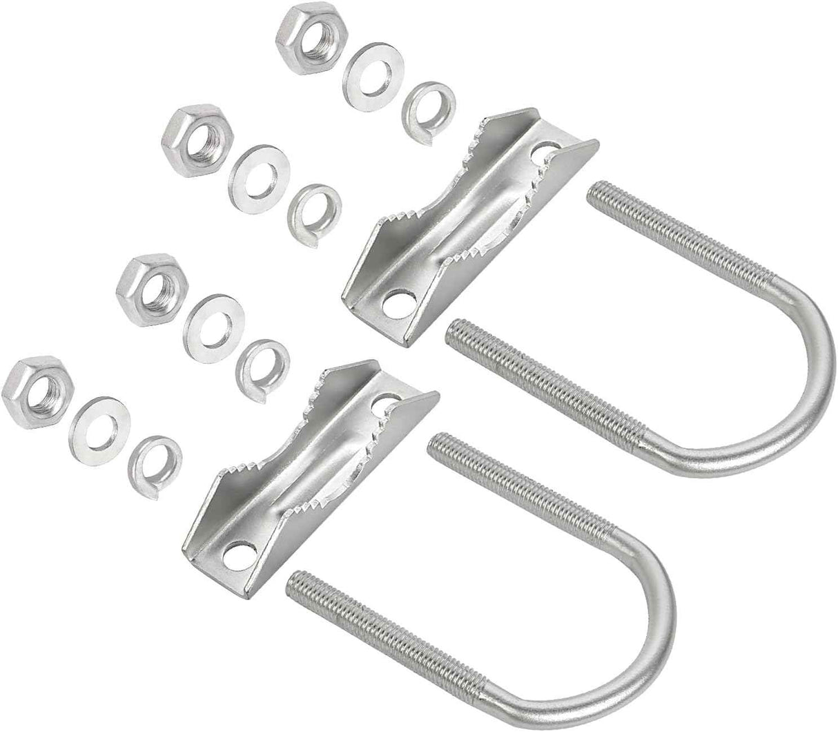 Antenna Mast Mount Clamp U-Bolt – 2 Pack TekShack