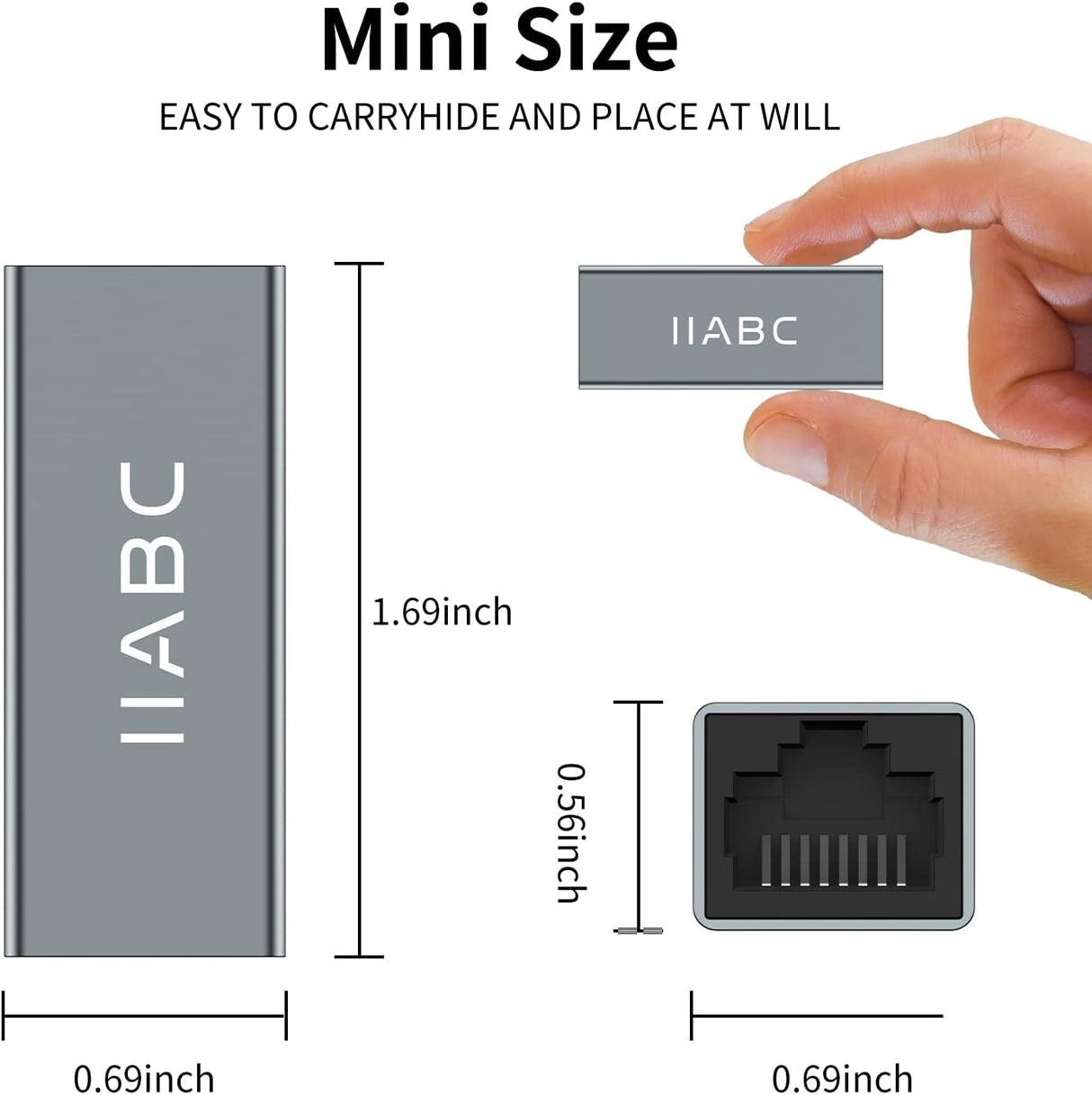 RJ45 Ethernet Coupler – Female-to-Female Extender TekShack