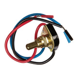Jandorf Switch, 125/250 VAC, 3 A, 1 Pole, Switch Functions: Off/L-1/L-2/L1-2, Lead Wire Terminal, Brass #61213 Jandorf