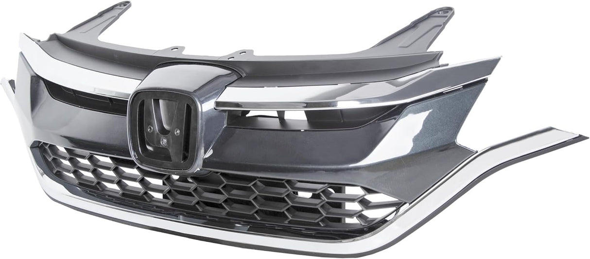 2015-2016 Honda CR-V Front Bumper Grille Replacement Black Chrome