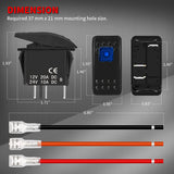 4 Switch Panel for 2014+ Honda Rancher, Foreman, Rubicon Vessel Powersports