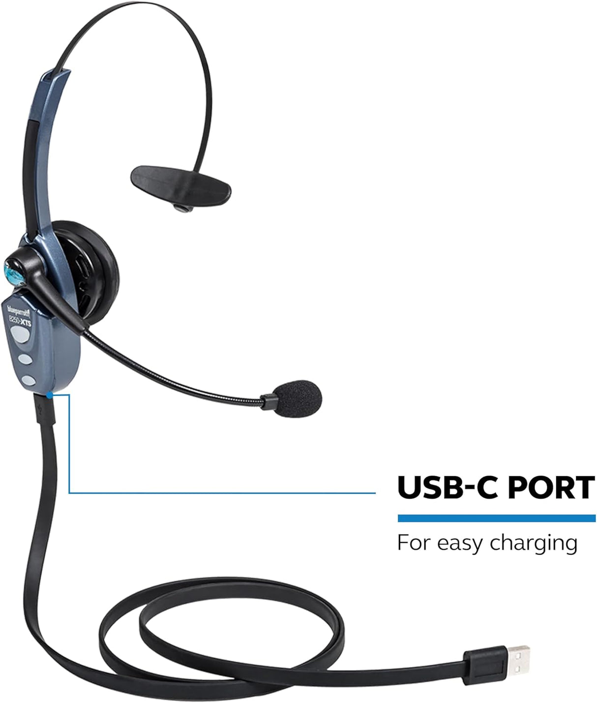 BlueParrott B250-XTS – Bluetooth Trucker Headset w/ Mic TekShack