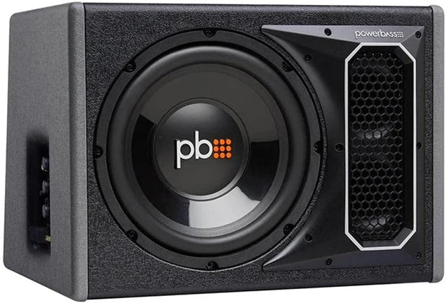 PowerBass PS-AWB101 Single 10in 175W Amplified Enclosure PowerBass