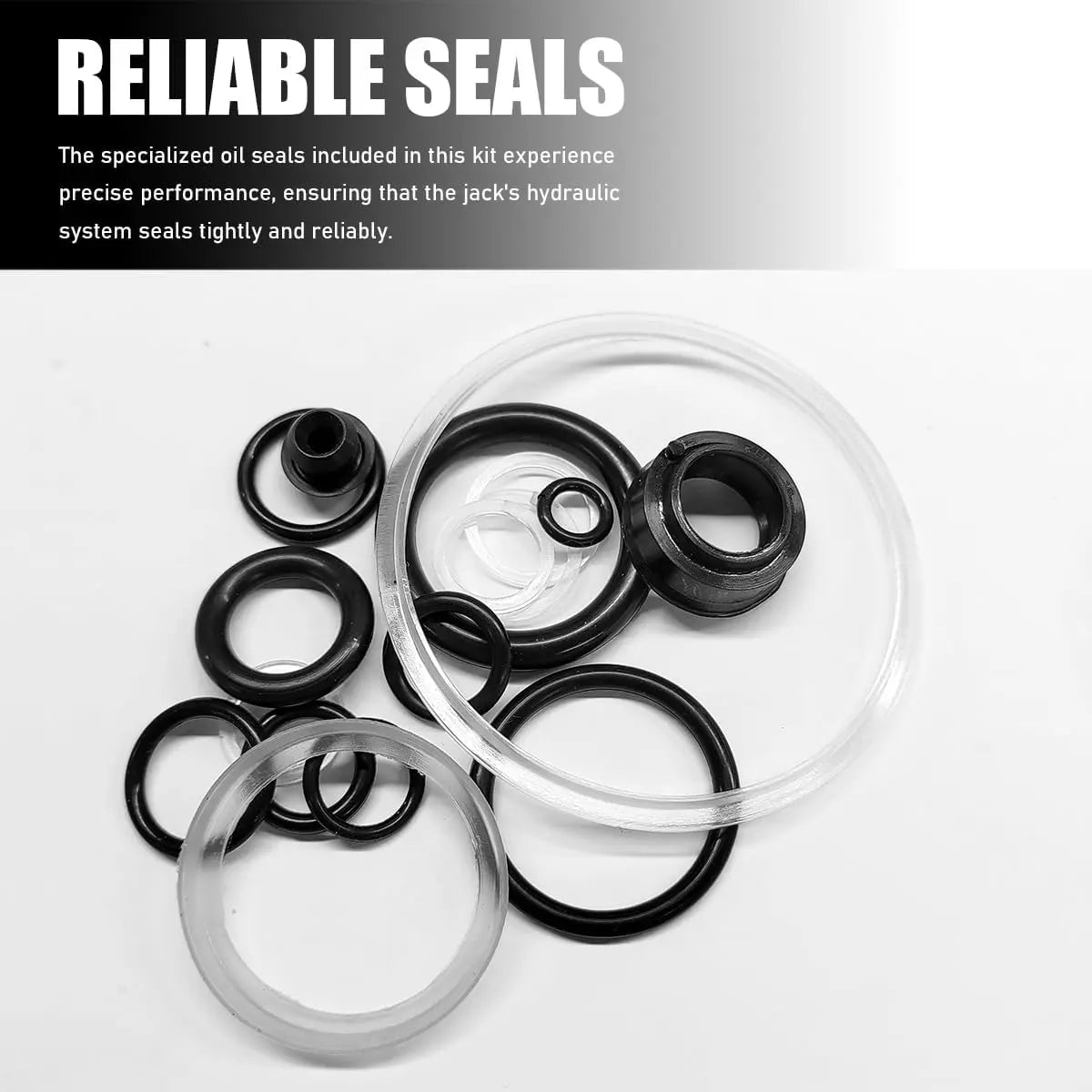 FSTURIOS Floor Jack Seal Kit for 3 Ton Horizontal Hydraulic Jack FSTURIOS-4710FB 17 Each