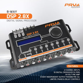 DSP 2.8X - 8 CHANNEL DIGITAL SIGNAL PROCESSOR PRV