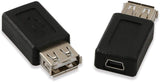 Female USB -> Female MINI USB Connector TekShack