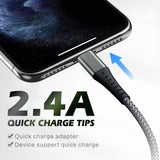 iPhone Lightning Cable 3FT Fast Charger – 1-Pack (Random Color) TekShack