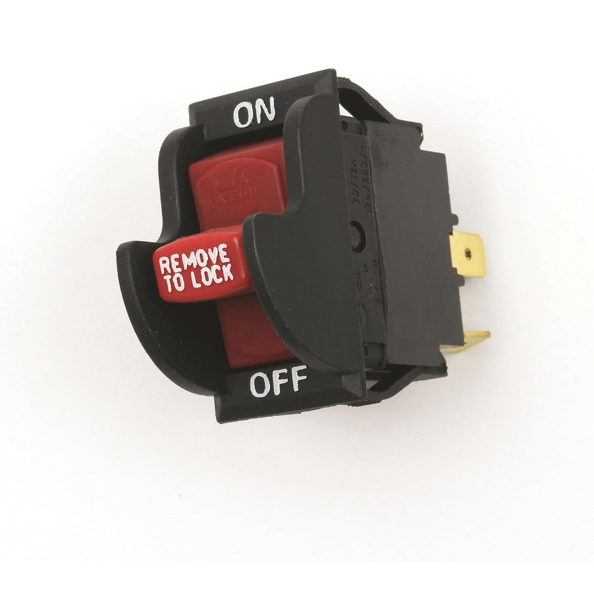 Jandorf Rocker W/Lock Switch, Red #61314 Jandorf