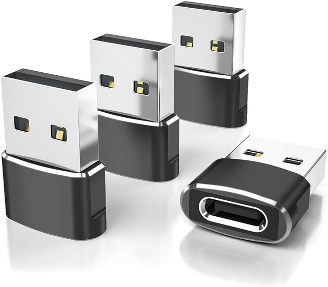 USB C Female to USB A MALE Adapter Black TekShack