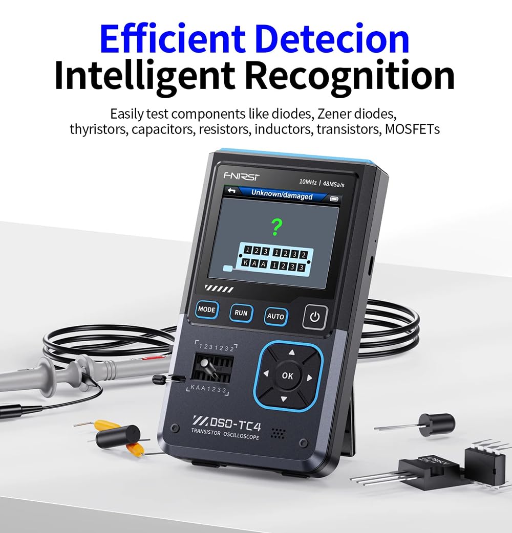 FNRSI DSO-TC4 3-in-1 Digital Oscilloscope/Transistor Tester/Signal Generator Mini