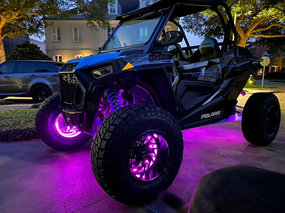 ORACLE LIGHTING LED ILLUMINATED WHEEL RINGS - UTV, ATV & SXS VEHICLES