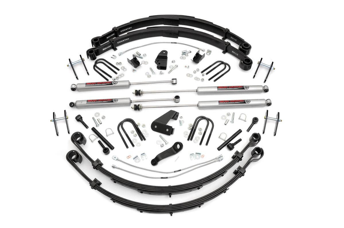 6 Inch Lift Kit Power Steer Jeep Wrangler YJ 4WD (1987-1995) Rough Country