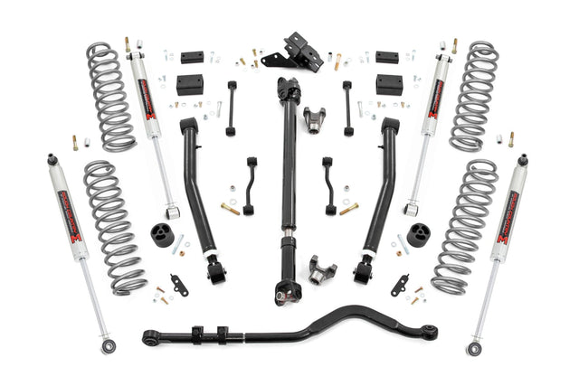 3.5 Inch Lift Kit Adj Lower FR D/S M1 Jeep Wrangler JL 4WD (18-23) Rough Country