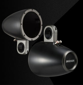 KICKER KMTES 8" Empty Enclosure Pair