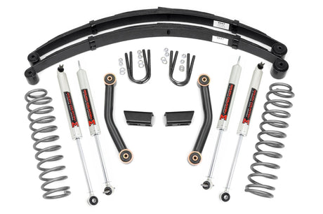 3 Inch Lift Kit Series II RR Springs M1 Jeep Cherokee XJ (84-01) Rough Country