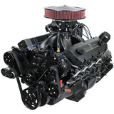GM Big Block Compatible 632 c.i. Pro Series Engine and 4L80E Automatic Transmission - 815 Horsepower - Blackout Reaper Edition Builder Series - Black Pulley Kit - Fuel Injected
