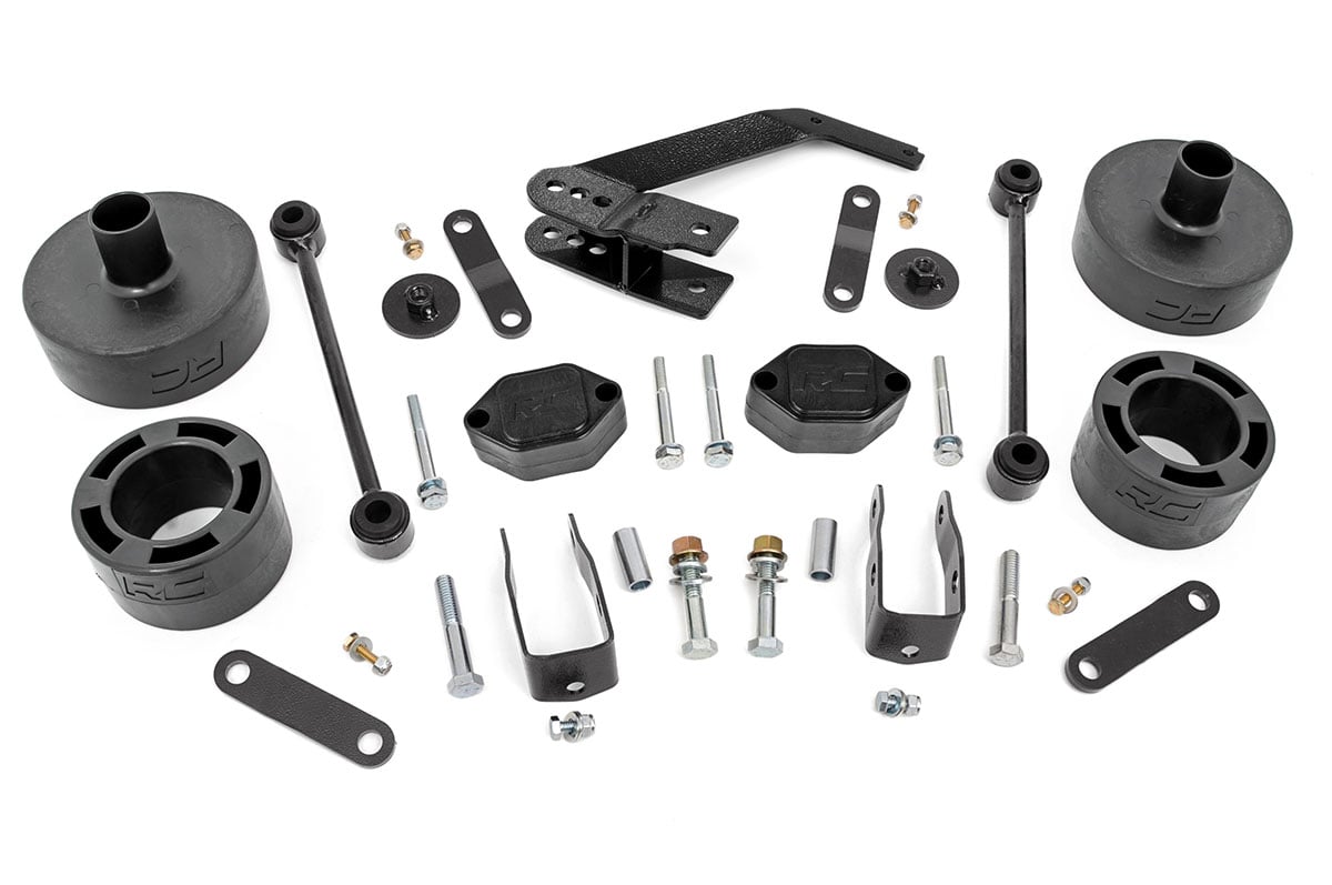 2.5 Inch Lift Kit Spacers Series II Jeep Wrangler JK/Wrangler Unlimited (07-18) Rough Country