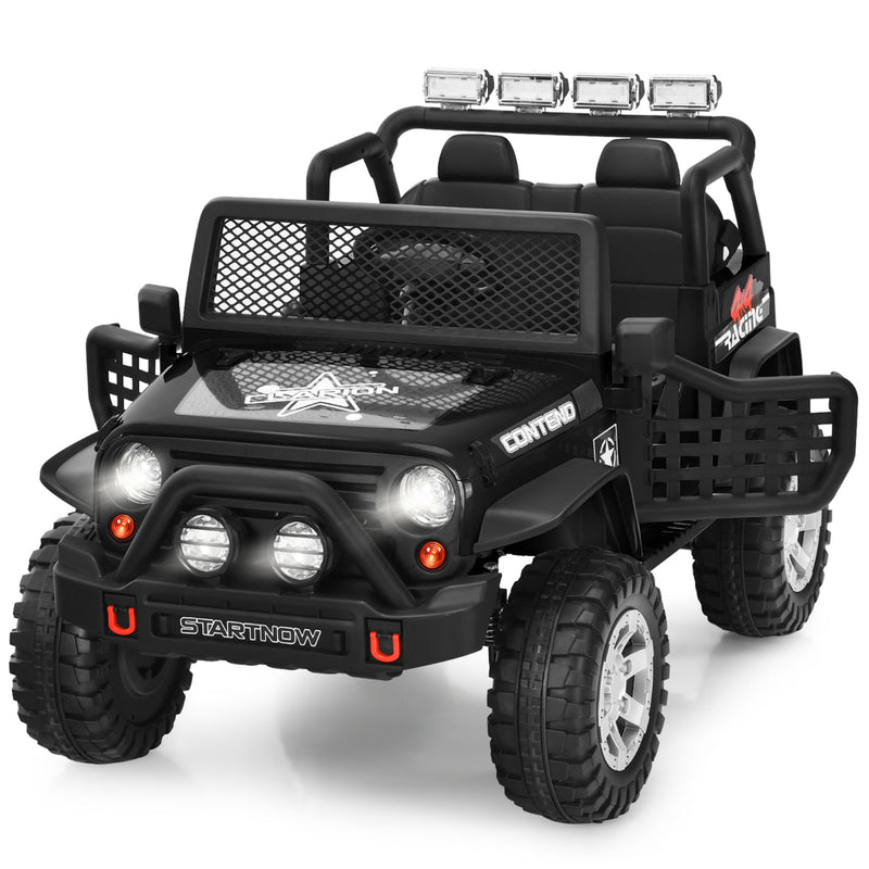Electric Kids Ride On Car Truck with MP3 Player, Horn, and Remote Control - 12V