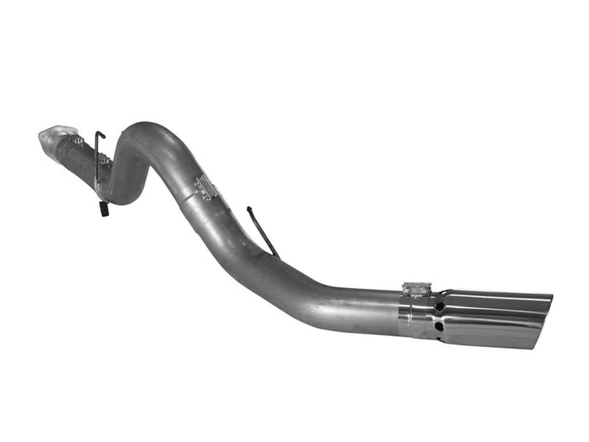 DPF Back Aluminized 5 Inch Exhaust System, No Muffler, 2011-2019 Ford 6.7L Powerstroke SCS