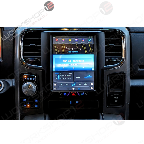 Dodge RAM 2014-2023 Workshop 12 Tesla-Style Screen