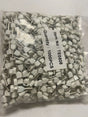 1000 pcs Twin Ferrules 8mm 22 awg 2X22Awg Double entry bootlaceinsulated white Ferrules