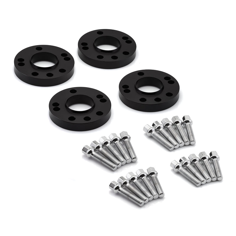 1989-1992 Volkswagen Corrado 4x100 5x100 57.1 Hubcentric Wheel Spacers Extended Lug Nuts - Set of 4