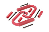 Grab Handles Steel Front Red Jeep Wrangler JK/Wrangler Unlimited (07-18) Rough Country