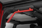 Grab Handles Steel FR & RR Red Jeep Wrangler JK/Wrangler Unlimited (07-18) Rough Country