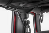 Grab Handles Steel FR & RR Black Jeep Wrangler JK/Wrangler Unlimited (07-18) Rough Country