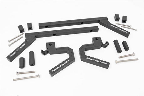 Grab Handles Alum FR & RR Jeep Wrangler JK/Wrangler Unlimited (07-18) Rough Country