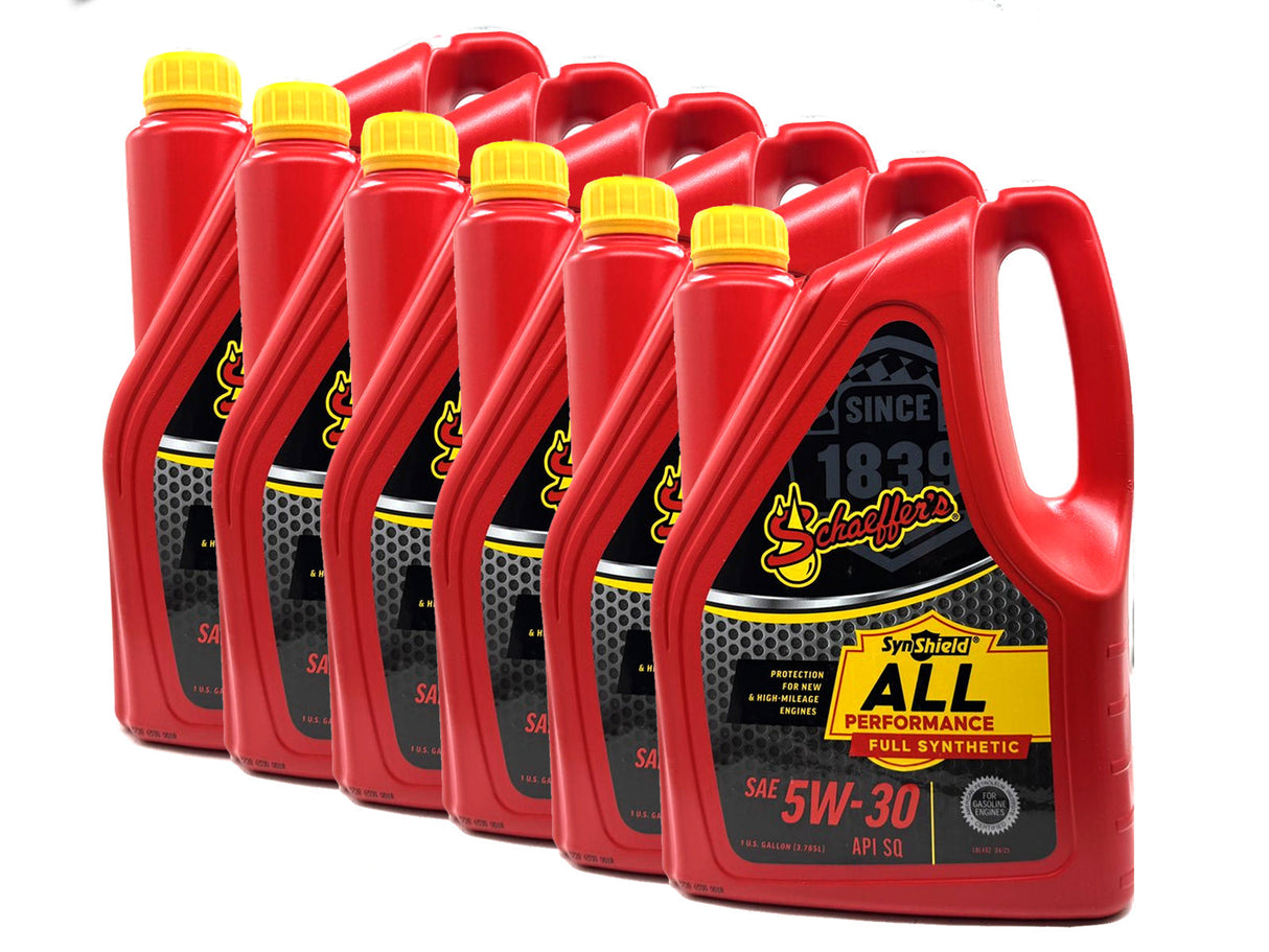 Schaeffers SynShield All Performance Full Synthetic 5W-30 Gasoline Oil Schaeffers