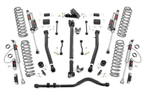 3.5 Inch Lift Kit Adj Lower FR D/S M1R Jeep Wrangler Unlimited 4WD (18-23) Rough Country