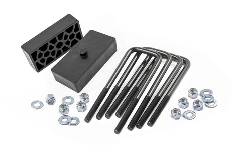 1.5 Inch Block & U-Bolt Kit Chevy Silverado 2500 HD 2WD/4WD (2001-2010) Rough Country