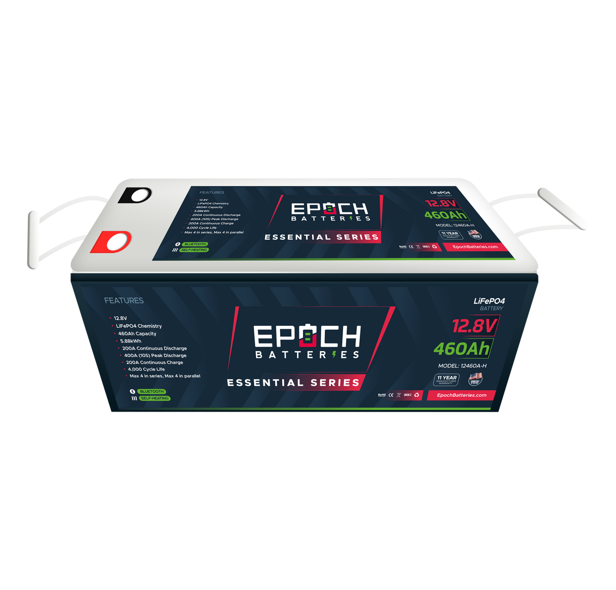 Epoch Batteries 12V 460Ah Essential LiFePO4 Battery