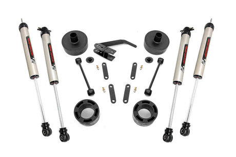 2.5 Inch Lift Kit Spacers V2 Jeep Wrangler JK/Wrangler Unlimited (07-18) Rough Country