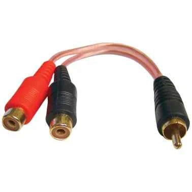 DB Link® X-Series RCA Y-Adapter, 1 Male to 2 Females TekShack