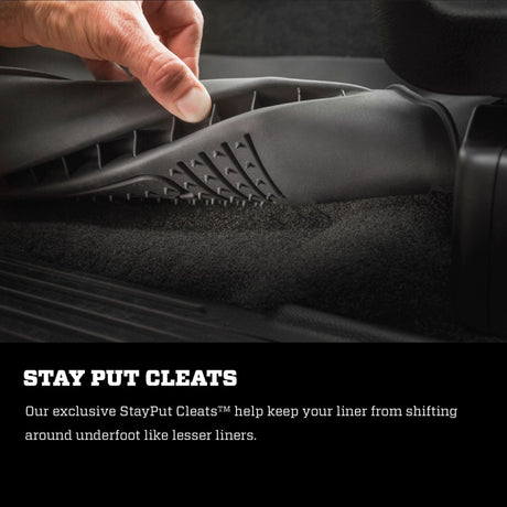Husky Liners 21-23 Chevrolet Tahoe / GMC Yukon X-act Contour Series 3rd Seat Floor Liners - Black