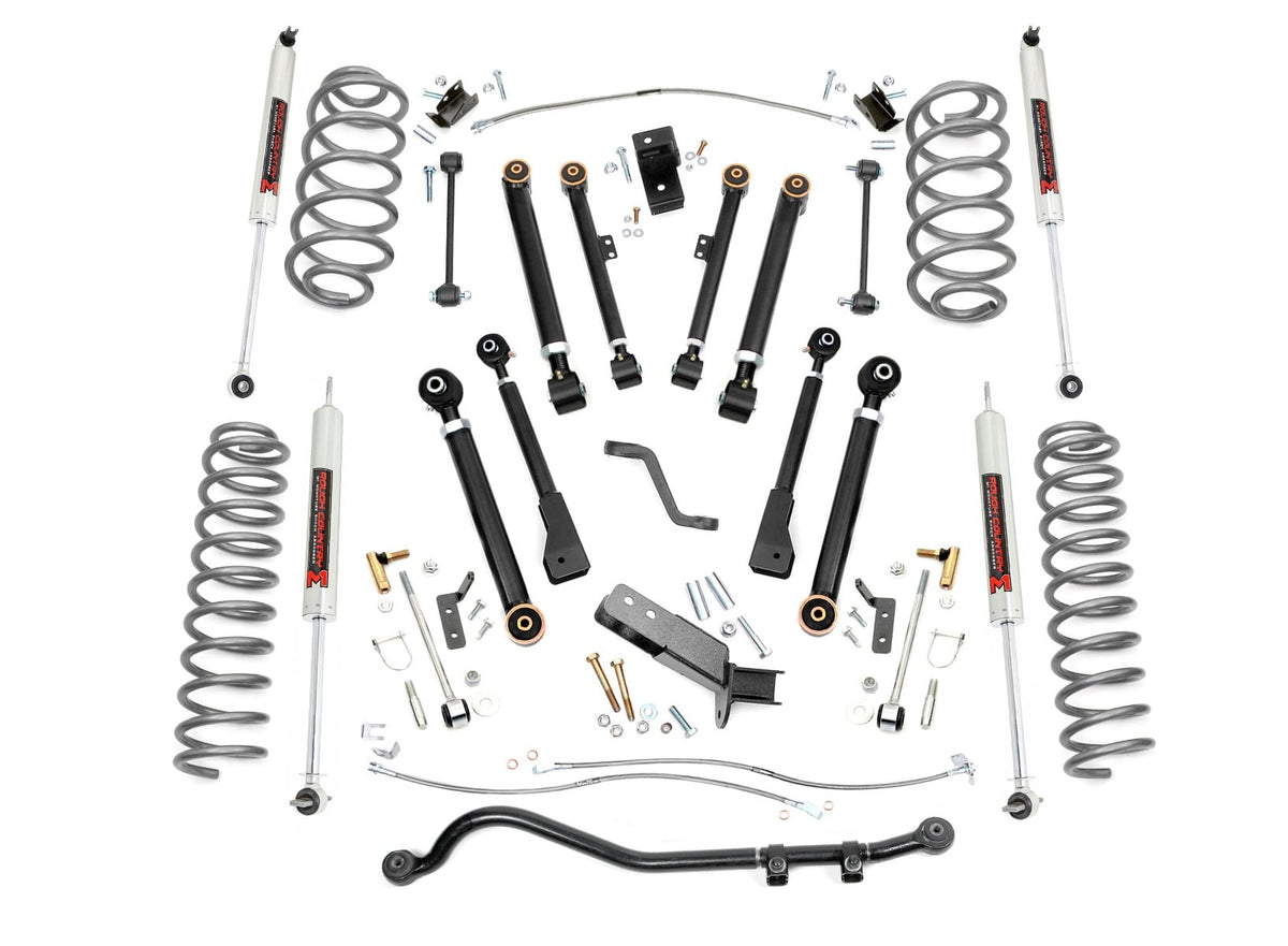 4 Inch Lift Kit X-Series M1 Jeep Wrangler TJ (97-06)/Wrangler Unlimited (04-06) Rough Country