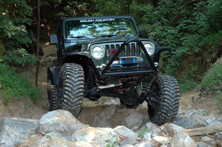 4 Inch Lift Kit X-Series V2 Jeep Wrangler TJ (97-06)/Wrangler Unlimited (04-06) Rough Country