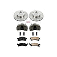 Power Stop 2010 Volkswagen Golf Front & Rear Z26 Street Warrior Brake Kit w/Calipers PowerStop