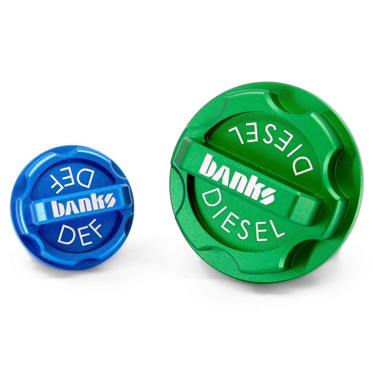 2019-2025 Cummins 6.7L Banks Revolver Billet Diesel & DEF Caps (66700)