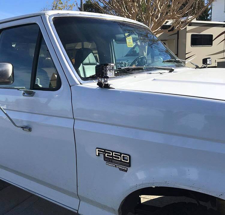 (1980-1997) F-Series: Cowl Light Bracket Pair