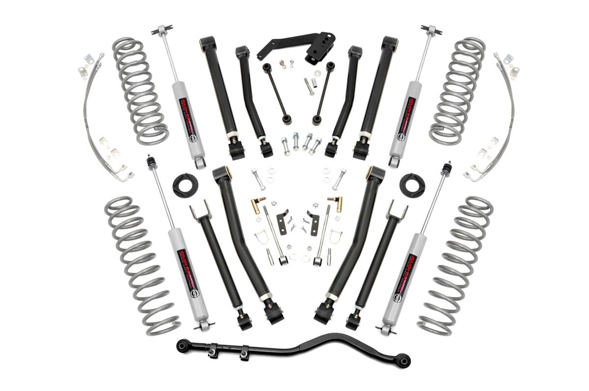 4 Inch Lift Kit X-Series Jeep Wrangler Unlimited 2WD/4WD (2007-2018) Rough Country