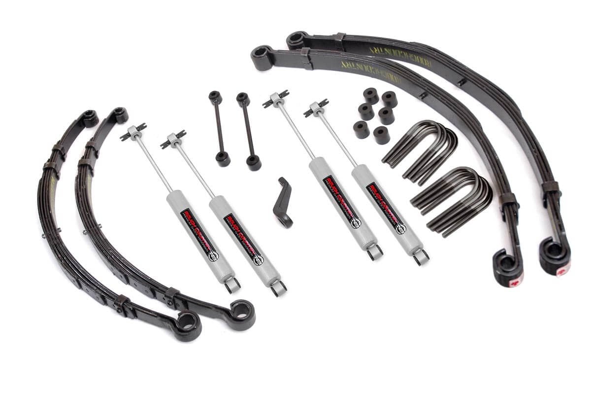 4 Inch Lift Kit Jeep CJ5/CJ7 7 4WD (1976-1981) Rough Country