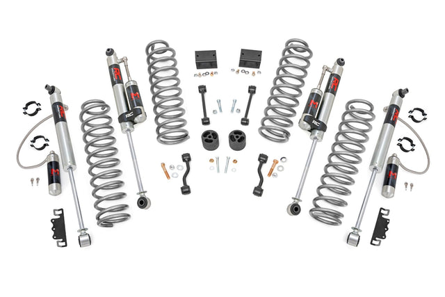 2.5 Inch Lift Kit Coils M1R Jeep Wrangler Unlimited Rubicon 4WD (2018-2023) Rough Country