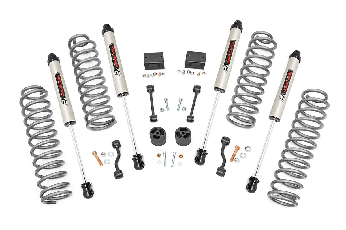 2.5 Inch Lift Kit Coils V2 Jeep Wrangler Unlimited 4WD (2018-2023) Rough Country