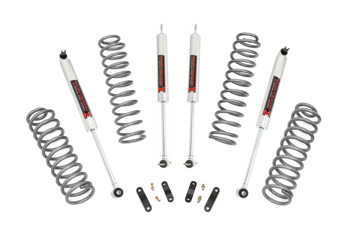 2.5 Inch Lift Kit Coils M1 Jeep Wrangler JK 4WD (2007-2018) Rough Country