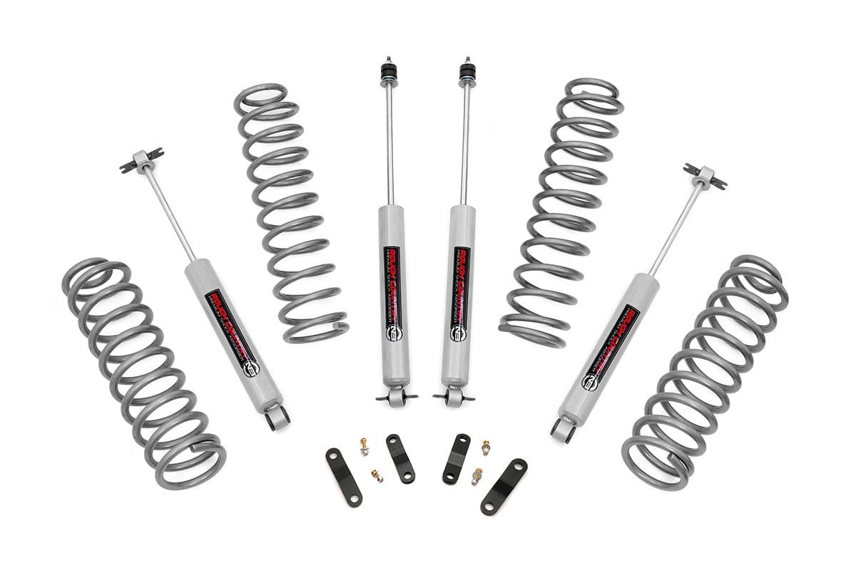 2.5 Inch Lift Kit Coils Jeep Wrangler Unlimited 2WD/4WD (2007-2018) Rough Country