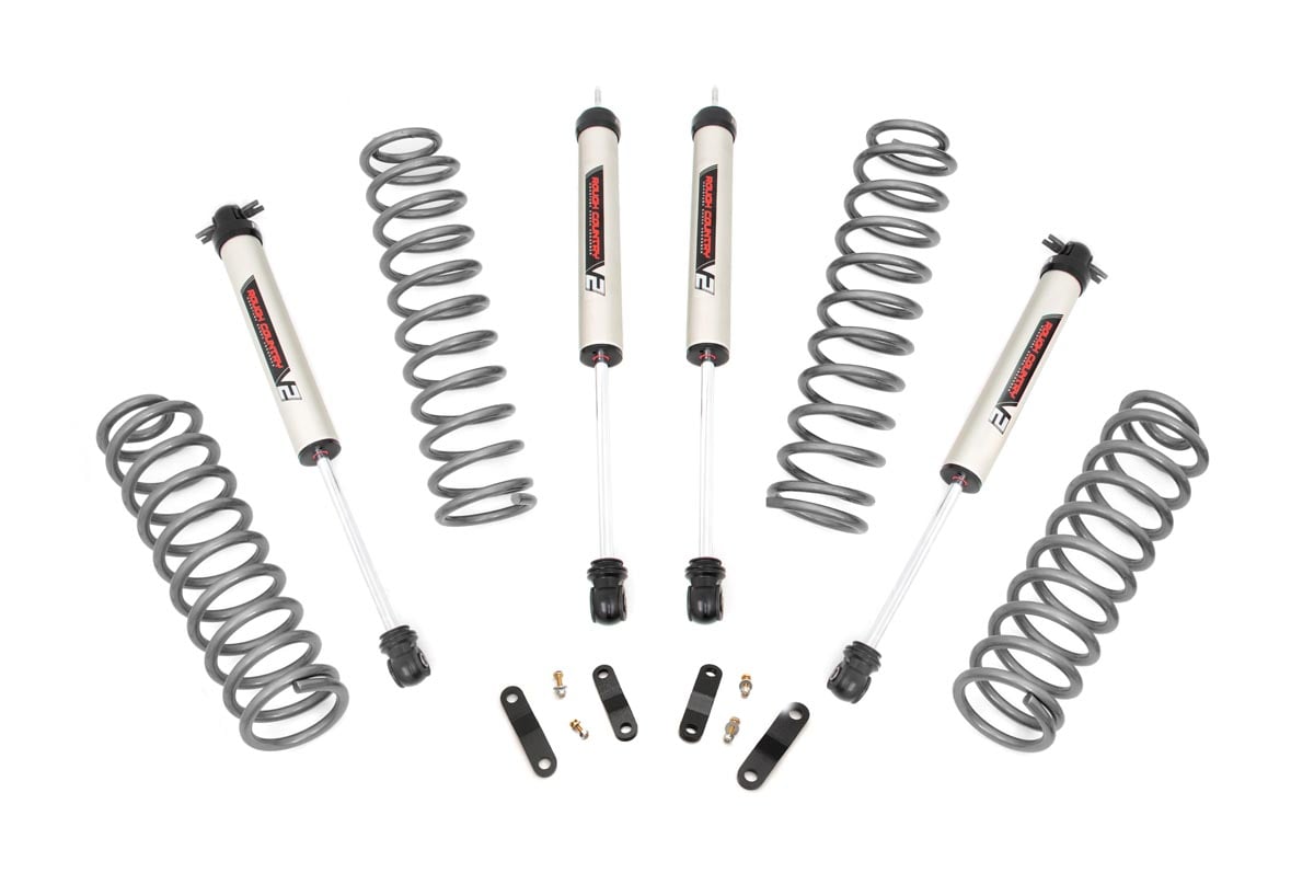 2.5 Inch Lift Kit Coils V2 Jeep Wrangler Unlimited 2WD/4WD (2007-2018) Rough Country